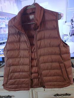 Ladies Lg  brown vest new. Not ever worn