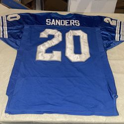 Authentic Barry Sanders Detroit Lions Wilson Jersey Mens 52 Sewn USA Clean 90s