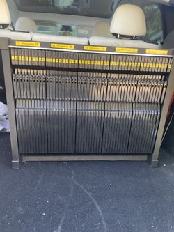 Karaoke Laserdisc Verticals Storage Holder Cabinet 50 Discs