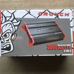 Crunch 3500 Watts Amplifier For Bass | 1 Channel |