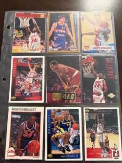 Vintage NBA Basketball Cards 1990s