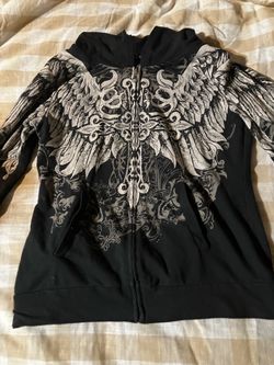 Y2K Zip Up Sweater