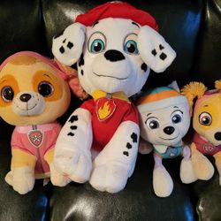 Paw Patrol Plushes 