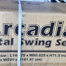 Arcadia metal swing set - Children swing set - BRAND NEW NEVER OPENED 