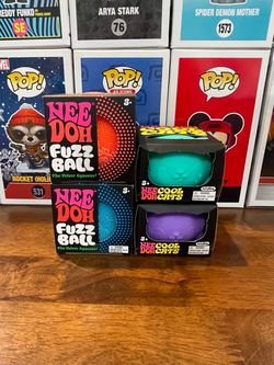 100% Authentic Needoh Fuzz Ball / Cool Cats Squishy $15 EACH
