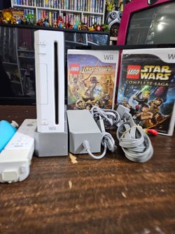 Nintendo wii with games