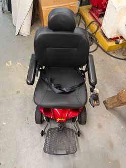 Red & Black Jazzy Electric Wheelchair