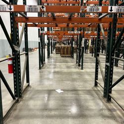 18ft vs 20ft USED Material INDUSTRIAL RACKS Pallet Racking Warehouse SHELVING SHELVE