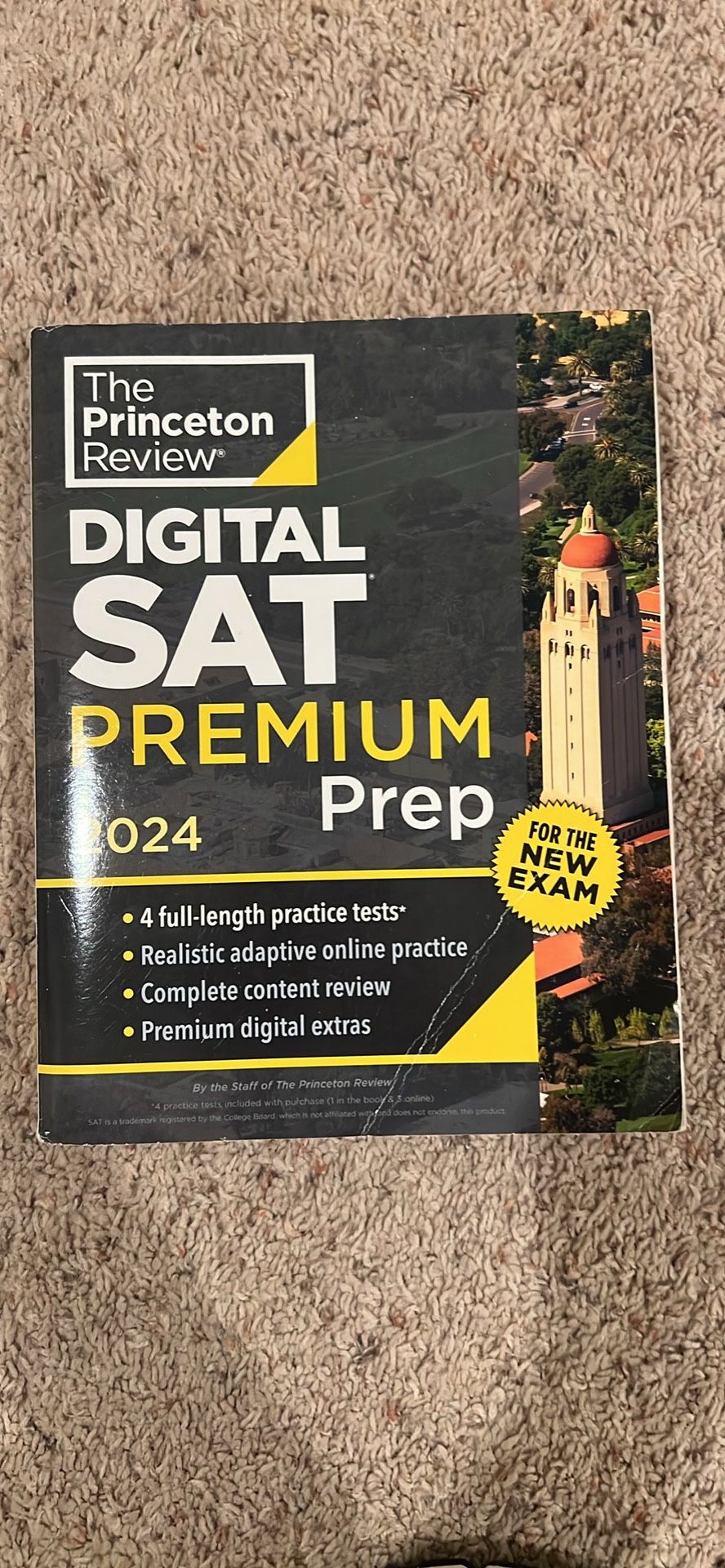 SAT prep book