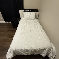 IKEA Malm Twin Bed Frame With Mattress 