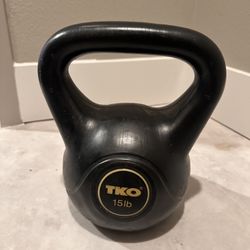 TKO 15 Lb Kettle Bell