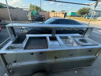 Carrito para tacos hamburguesas y hot dog