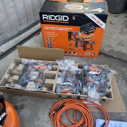 Compresor Rigid 3 Tools Y Manguera