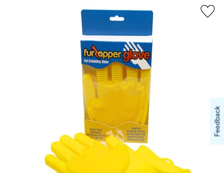 2 FurZapper Pet Grooming Glove

