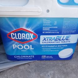 Clorox Xtrablue Chlorinating Tablets  25 Pounds