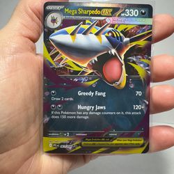 Mega Sharpedo ex - Double Rare ME02: Phantasmal Flames 061/094 NM