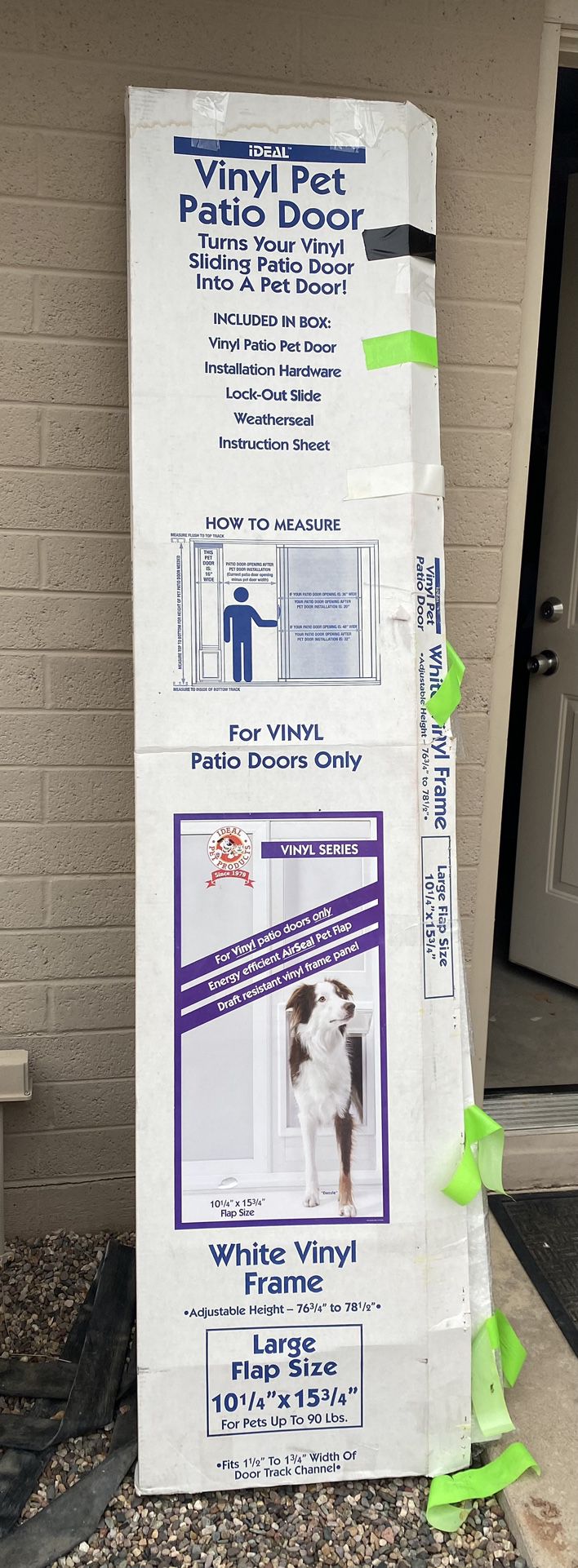 Vinyl Pet Patio Door