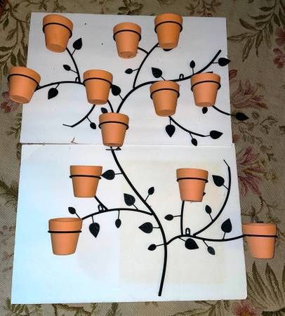 Hanging Tree Trellis with 12 Pot Holders - $70