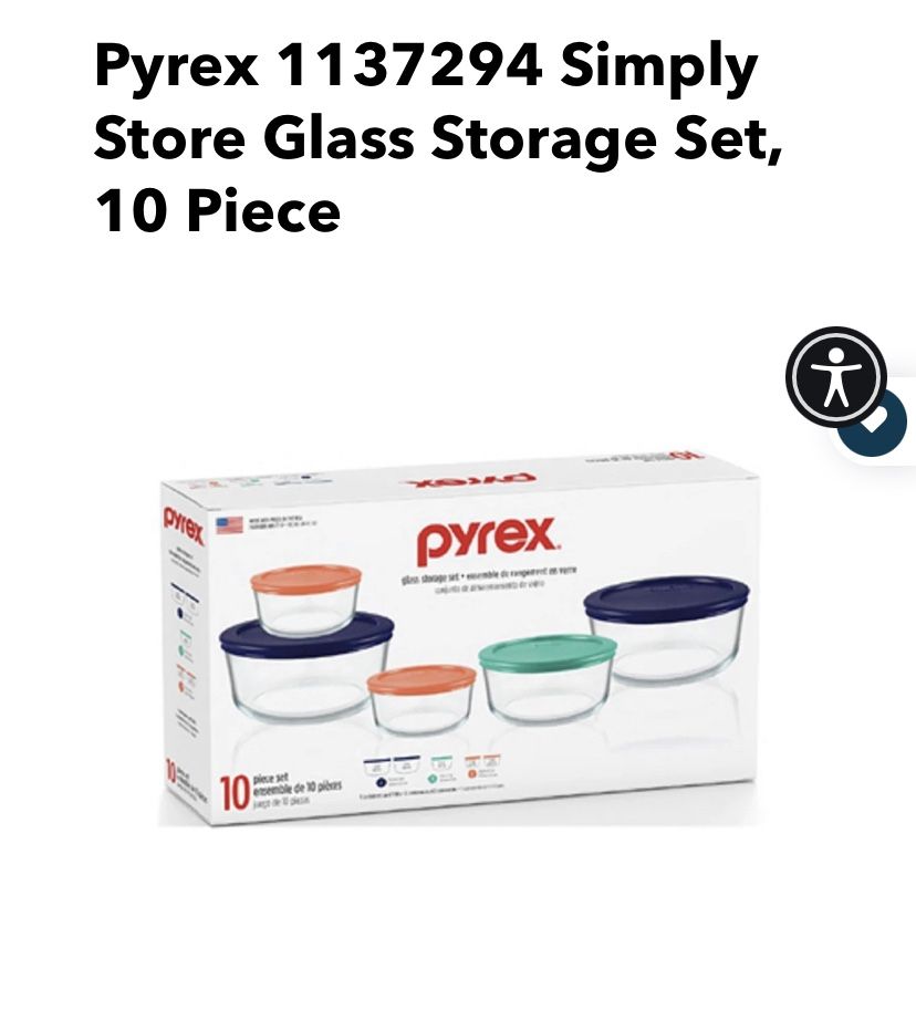 Pyrex 10 Piece 