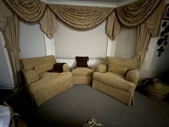 Pair of Upholstered Accent Chairs