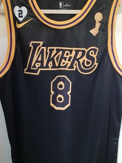 Lakers Bryant Black Mamba Finals Jersey