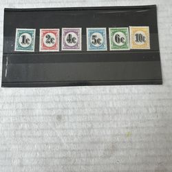 South West Africa 1961 Postage Due Stamps 