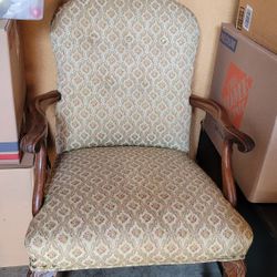 Queen Anne Antique Armchair