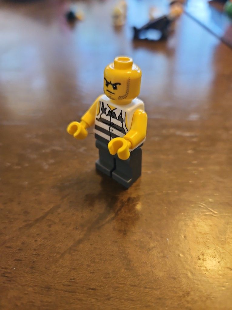 LEGO City Police Jail Prisoner Minfigure