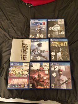 PS4 Game Lot – MLB The Show, NBA 2K20, More