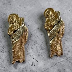 St Judas gold earrings #20339