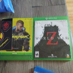 Xbox one 2/games WWZ, & Cyberpunk