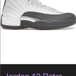 Jordan 12 Retro White Dark Gray