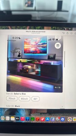 Black T.v stand