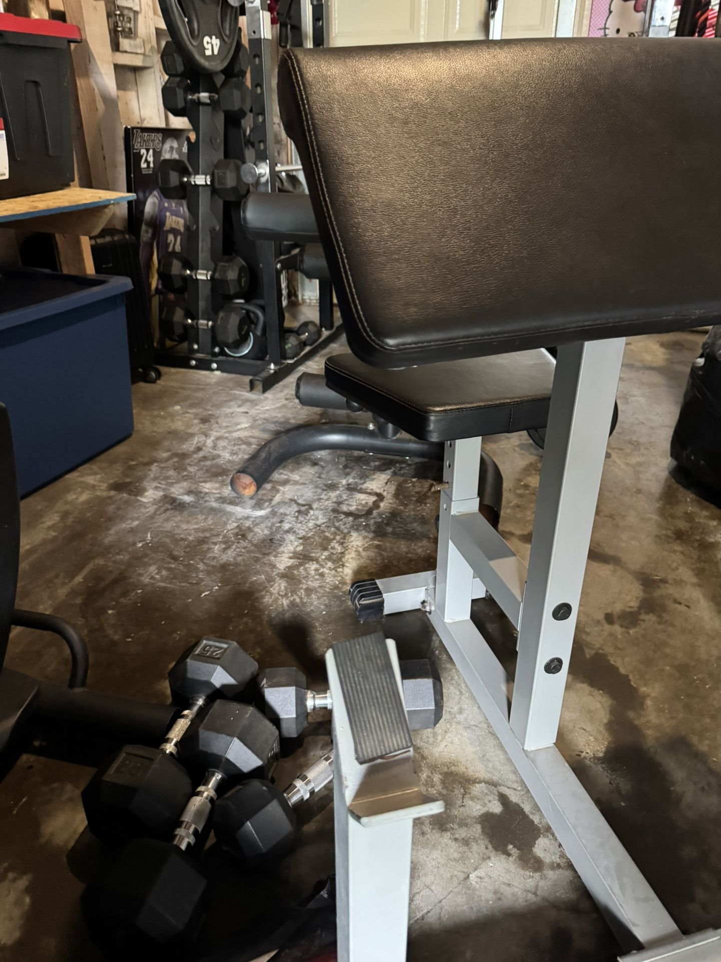 Curling Bar bench 