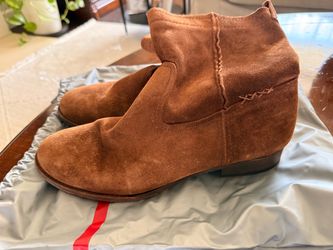 Brown Suede Ankle Boots