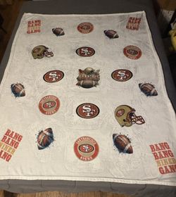 Personalized 49ers Blanket