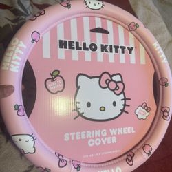 Pink Hello Kitty Steering Wheel Cover New