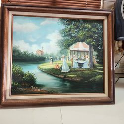 A summer day oil on canvas