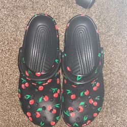 Cherry Crocs 