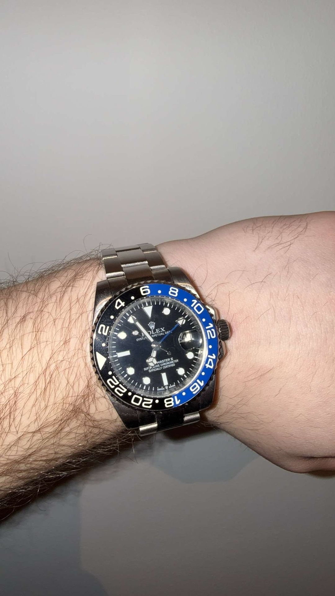 Rolex GMT Master II Batman Ceramic Blue Steel 40mm Watch