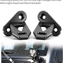  Light Mount Brackets Jeep Jk 07-18