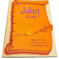 John, Volume II, Chapters 11-21 book by Visit   J. Vernon McGee  Get ready to dive deep into the second volume of "John" by J. Vernon McGee. This pape
