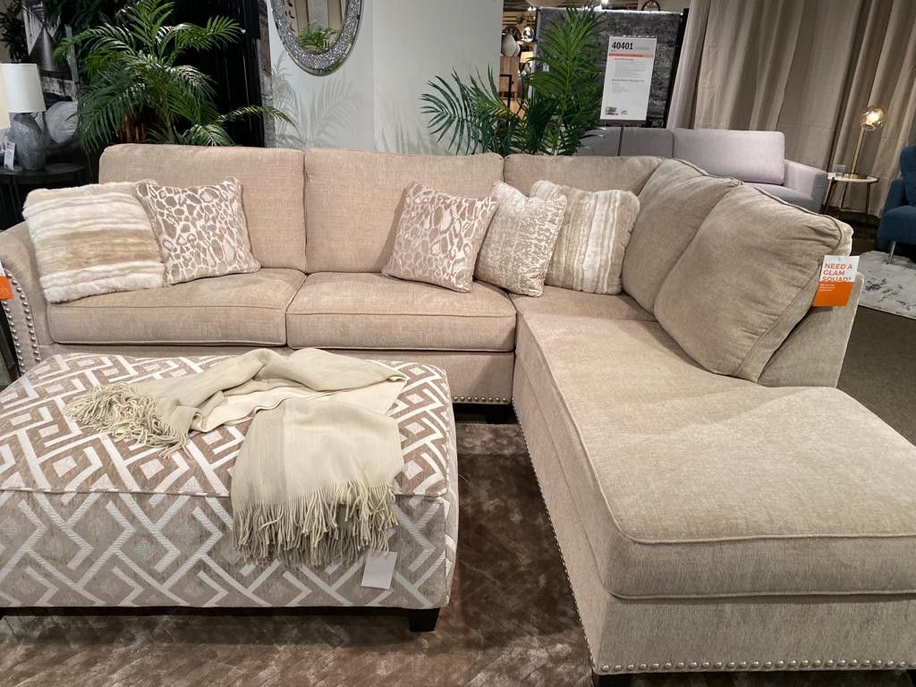 Dovemont Sectional 2 Piece Sectional RAF or LAF🚩WİTH İNTEREST FREE PAYMENT OPTİONS