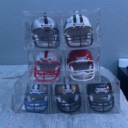 Signed Replica Football Helmets
