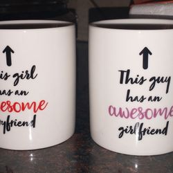 Girlfriend Boyfriend Couples Mugs