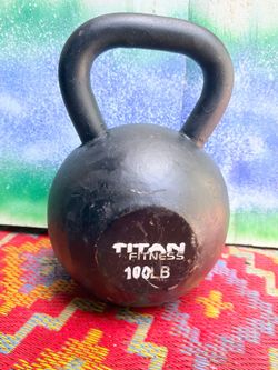 100 LB. TITAN FITNESS KETTLEBELL (with blue vinyl cover) °•° Also Have KETTLEBELLS : 100s 97s 85s 70s 60s 50s 45s 40s 35s 30s 25s 20s 15s 12s