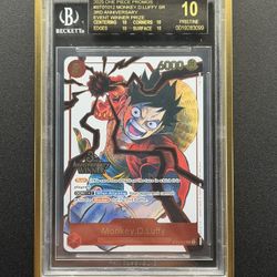 Luffy 3rd Anniversary Winner Black label Bgs 10