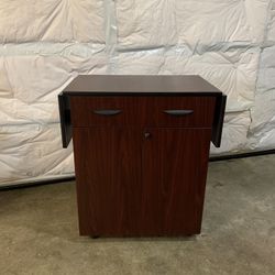 Mobile And Collapsible Table Top Cabinet/refreshment Center