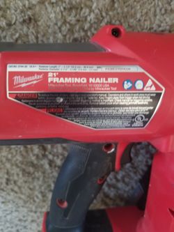 Milwaukee M18 Framing Nail Gun