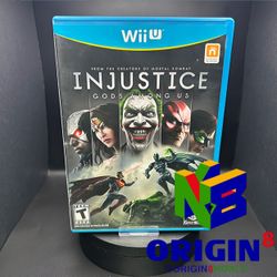 Injustice: Gods Among Us (Nintendo Wii U) Case & Disc - MINT DISC
